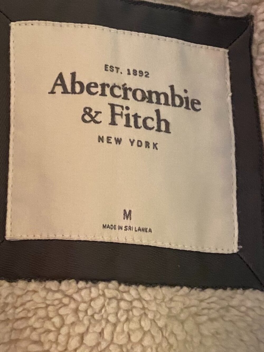 Abercrombie & Fitch Longline Cargo Coat M - Picture 3 of 4
